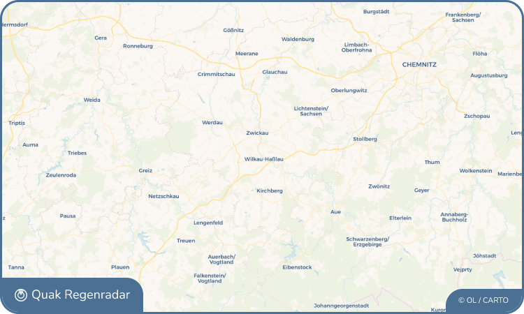 Regenradar-Widget für Wilkau-Haßlau