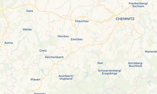 Regenradar Vorschaubild - Aktuelle Niederschläge in Wilkau-Haßlau und Umgebung