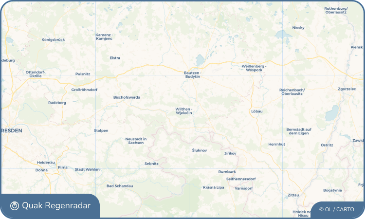 Quak Regenradar-Widget Wilthen - Wjelećin