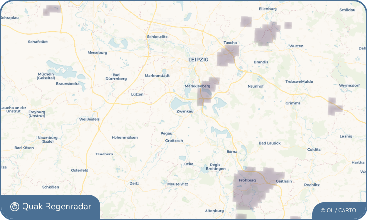 Quak Regenradar-Widget Zwenkau