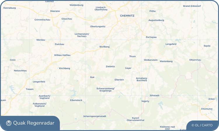 Regenradar-Widget für Zwönitz