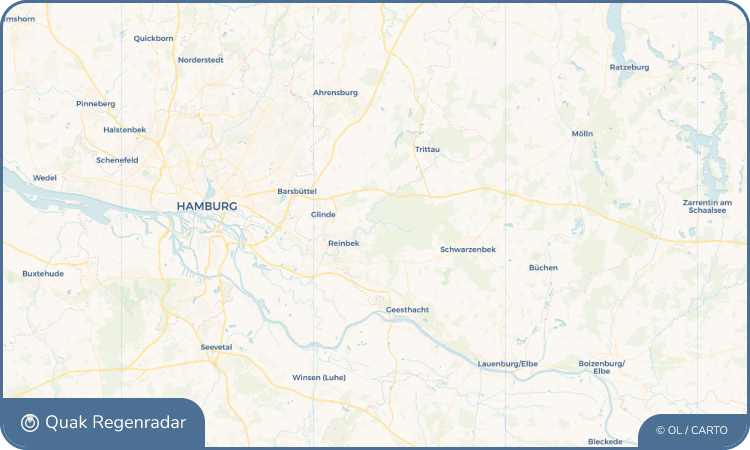 Regenradar-Widget für Aumühle
