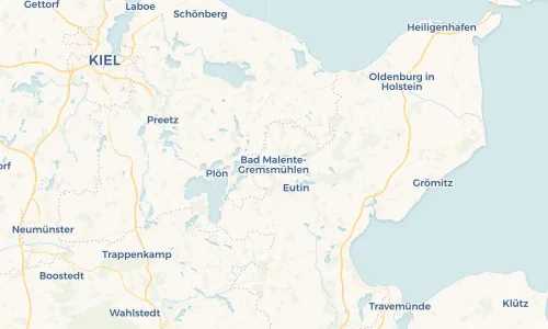 Regenradar Vorschaubild - Aktuelle Niederschläge in Bad Malente-Gremsmühlen und Umgebung