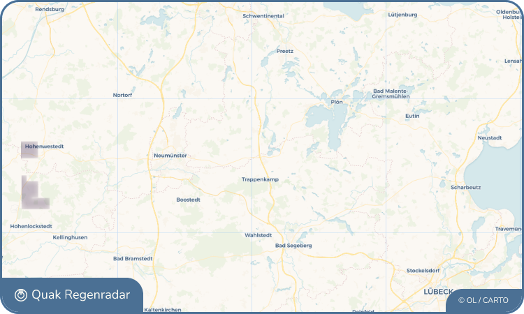 Regenradar-Widget für Bornhöved