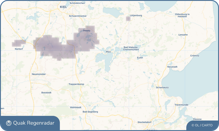 Quak Regenradar-Widget Bosau
