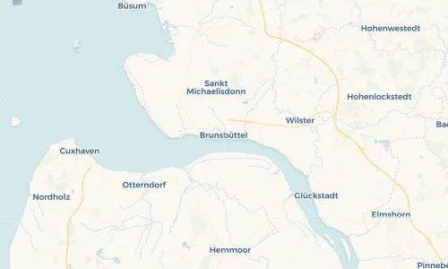 Regenradar Vorschaubild - Aktuelle Niederschläge in Brunsbüttel und Umgebung