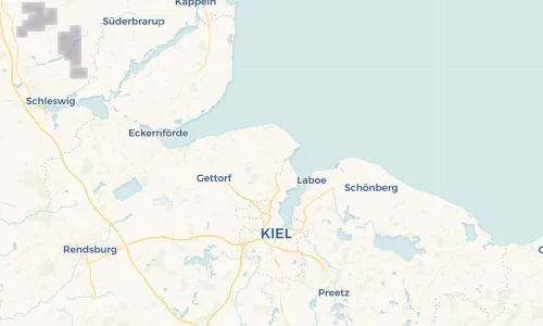 Regenradar Vorschaubild - Aktuelle Niederschläge in Dänischenhagen und Umgebung