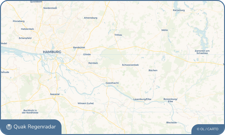 Regenradar-Widget für Dassendorf