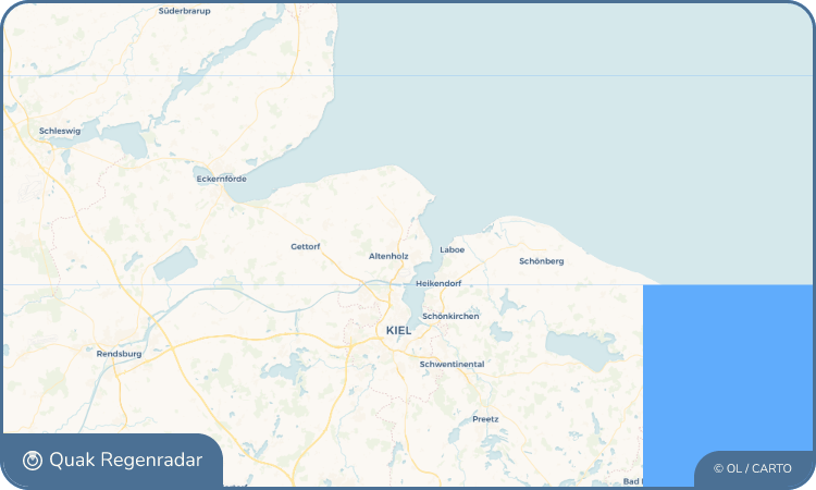 Regenradar-Widget für Dorf Pries