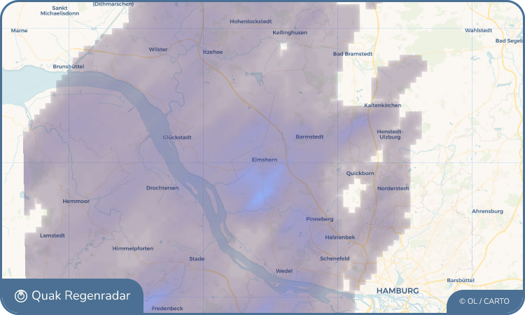 Quak Regenradar-Widget Elmshorn