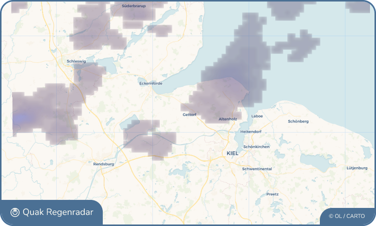 Quak Regenradar-Widget Gettorf