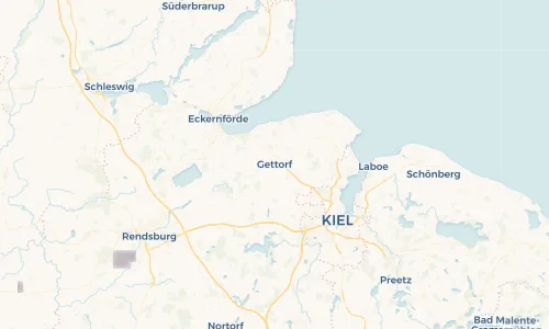 Regenradar Vorschaubild - Aktuelle Niederschläge in Gettorf und Umgebung