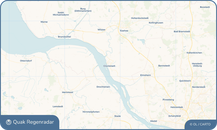 Quak Regenradar-Widget Glückstadt