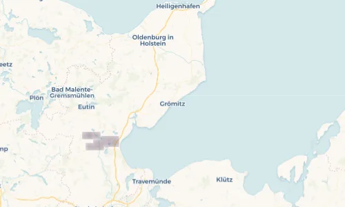 Regenradar Vorschaubild - Aktuelle Niederschläge in Grömitz und Umgebung