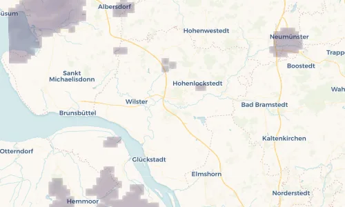 Regenradar Vorschaubild - Aktuelle Niederschläge in Itzehoe und Umgebung