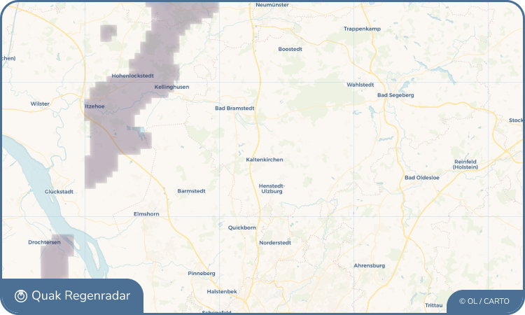 Regenradar-Widget für Kaltenkirchen