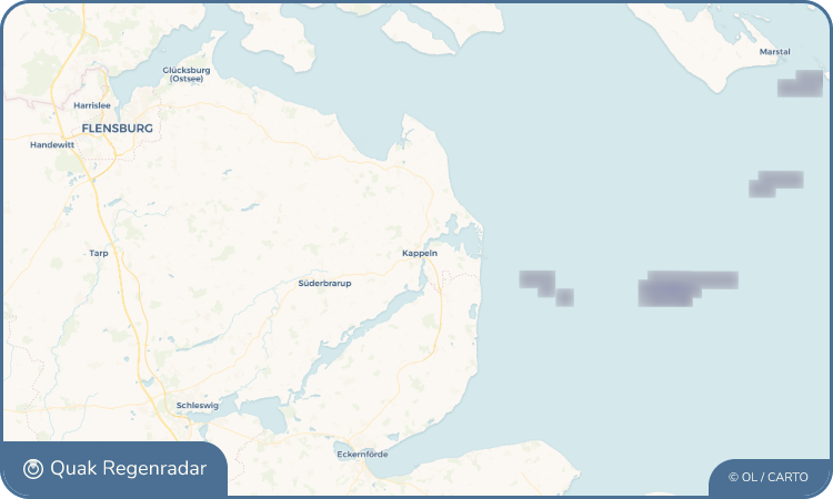 Quak Regenradar-Widget Kappeln
