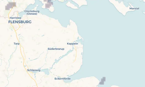 Regenradar Vorschaubild - Aktuelle Niederschläge in Kappeln und Umgebung