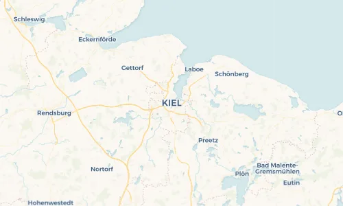 Regenradar Vorschaubild - Aktuelle Niederschläge in Kiel und Umgebung