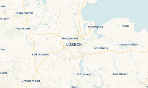 Regenradar Vorschaubild - Aktuelle Niederschläge in Lübeck und Umgebung
