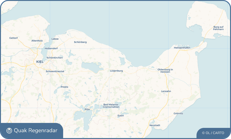 Regenradar-Widget für Lütjenburg