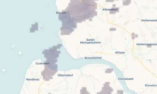 Regenradar Vorschaubild - Aktuelle Niederschläge in Marne und Umgebung