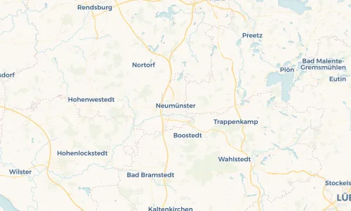 Regenradar Vorschaubild - Aktuelle Niederschläge in Neumünster und Umgebung