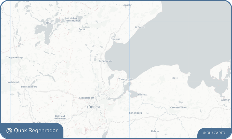 Regenradar-Widget für Niendorf/Ostsee