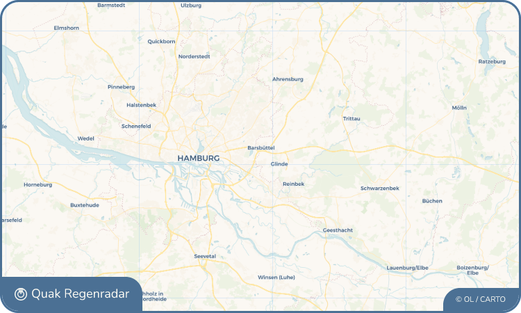 Regenradar-Widget für Oststeinbek
