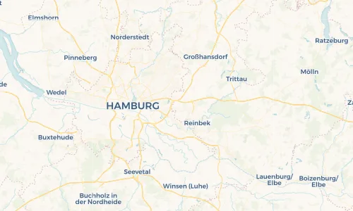 Regenradar Vorschaubild - Aktuelle Niederschläge in Oststeinbek und Umgebung