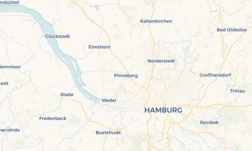 Regenradar Vorschaubild - Aktuelle Niederschläge in Pinneberg und Umgebung