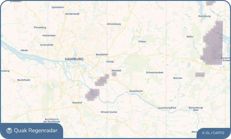 Quak Regenradar-Widget Reinbek