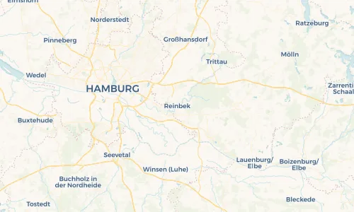 Regenradar Vorschaubild - Aktuelle Niederschläge in Reinbek und Umgebung