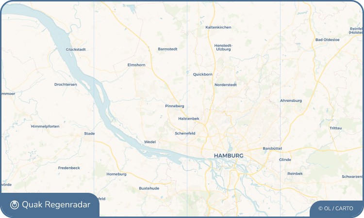 Quak Regenradar-Widget Rellingen