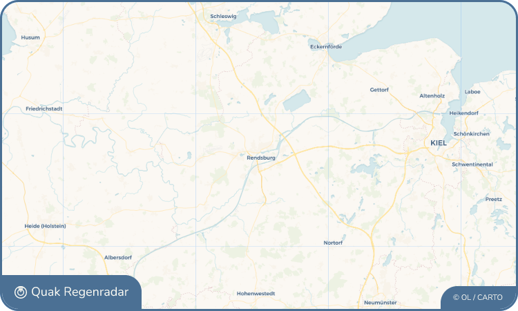 Regenradar-Widget für Rendsburg
