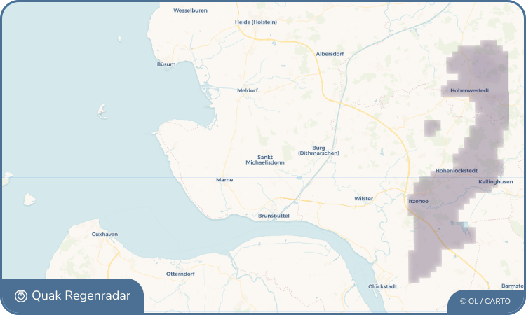 Quak Regenradar-Widget Sankt Michaelisdonn