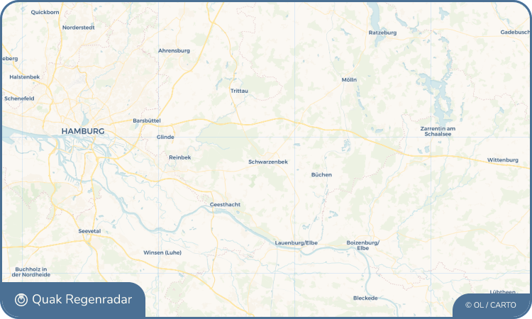 Regenradar-Widget für Schwarzenbek