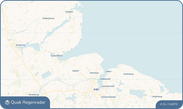 Regenradar-Widget für Schwedeneck