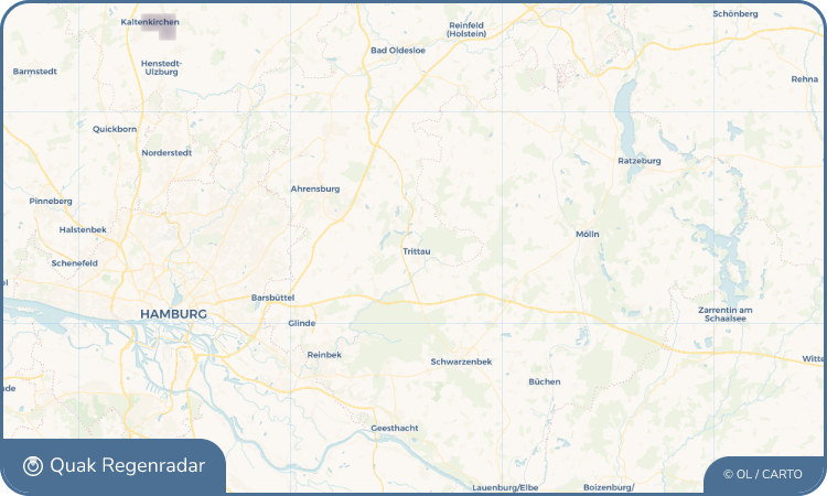 Regenradar-Widget für Trittau