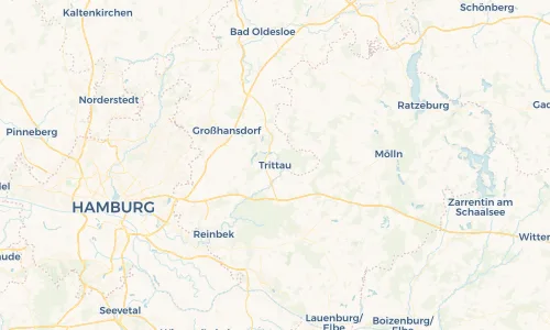 Regenradar Vorschaubild - Aktuelle Niederschläge in Trittau und Umgebung
