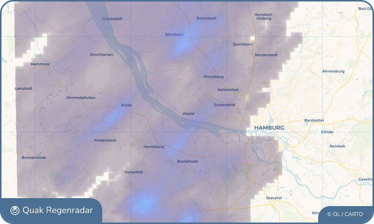 Quak Regenradar-Widget Wedel