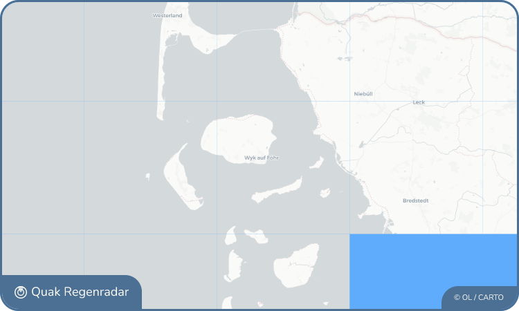 Regenradar-Widget für Wyk auf Föhr