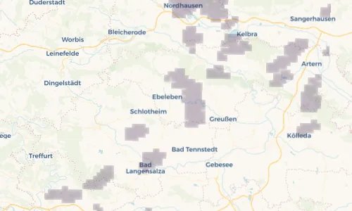 Regenradar Vorschaubild - Aktuelle Niederschläge in Abtsbessingen und Umgebung