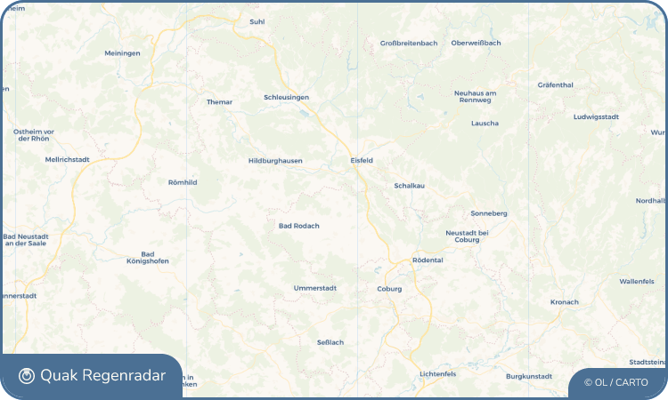 Quak Regenradar-Widget Ahlstadt