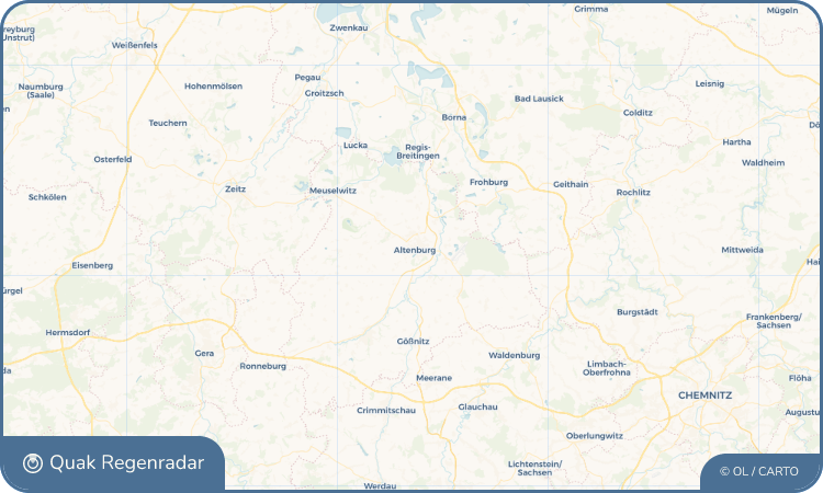 Quak Regenradar-Widget Altenburg