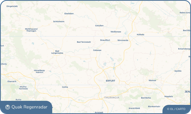 Quak Regenradar-Widget Andisleben