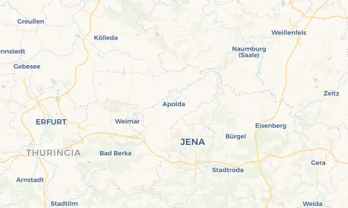 Regenradar Vorschaubild - Aktuelle Niederschläge in Apolda und Umgebung