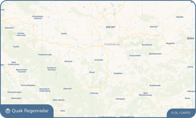Quak Regenradar-Widget Arnstadt