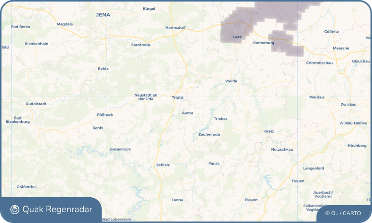 Quak Regenradar-Widget Auma