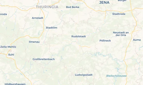 Regenradar Vorschaubild - Aktuelle Niederschläge in Bad Blankenburg und Umgebung